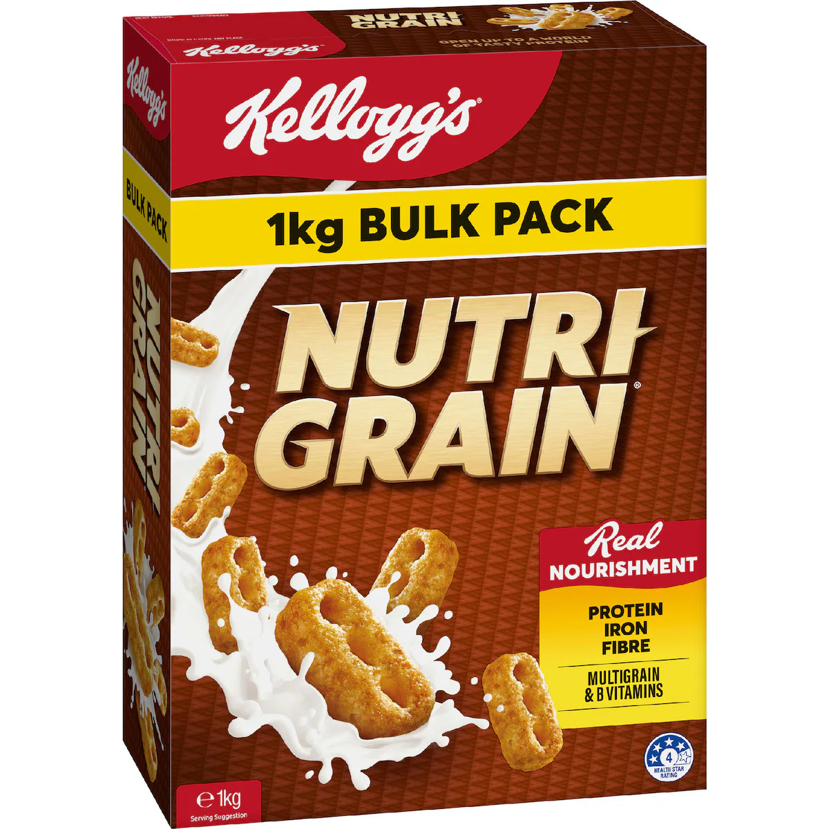 澳洲直邮Kellogg'sNutri-Grain家乐氏营养谷物钢铁侠麦片470g/1kg