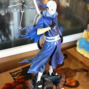 火影忍界大战宇智波带土白面具可换头双头雕现货手办模型摆件