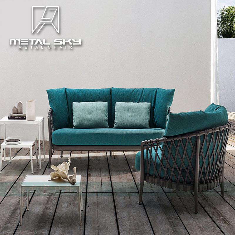 户外藤藤椅合三件套阳台休T-049藤制闲单人组合沙发庭院室外编组