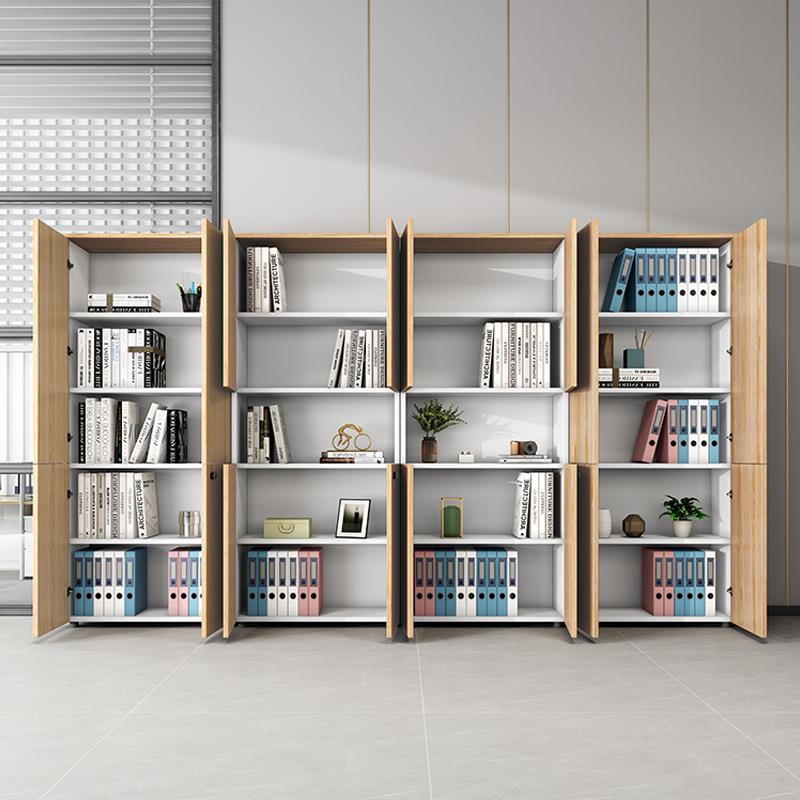 文件资料柜木柜子储物书书柜-15柜档案柜柜质带锁落地式保密柜办