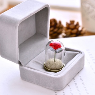 光遇小王子的玻璃罩玫瑰花永生花送女友闺蜜男朋友情人节生日礼物