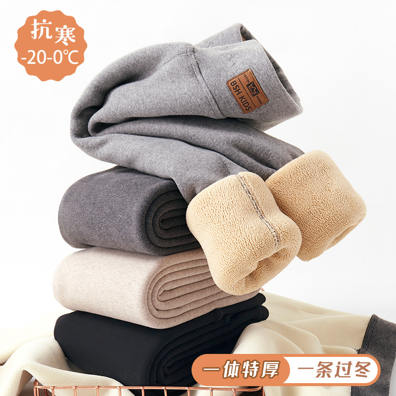 儿童长裤棉质打底裤加绒