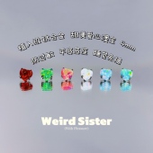 超闪医用f136钛合金爱心澳宝欧泊唇钉耳钉防过敏养耳洞耳蜗耳骨钉