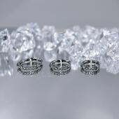 F136钛合金镶钻闭口耳圈搭扣环16G 18G鼻环唇环防过敏免摘养耳