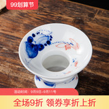 Jingdezhen ceramic hand - made 8 head tea powder enamel kung fu tea set tea tea cup pot set of 6 people use