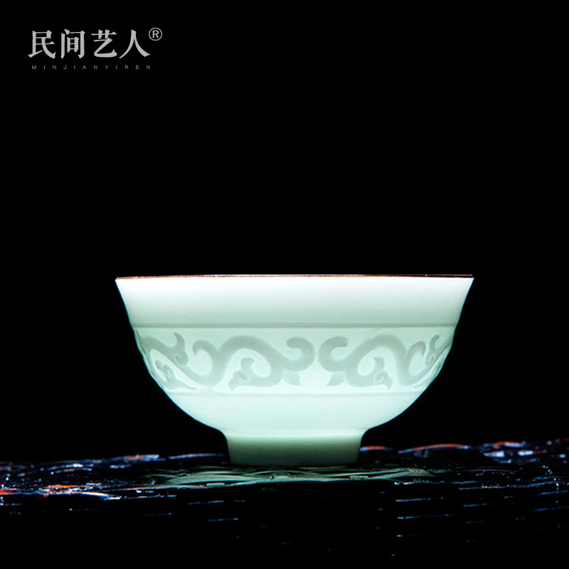 景德镇陶瓷鸡缸杯功夫茶具个人