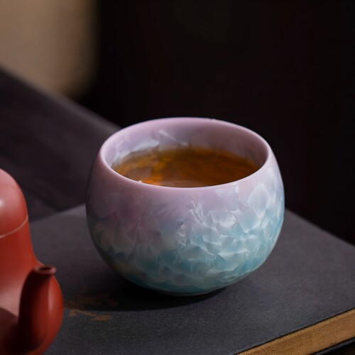 高档窑变结晶釉主人杯礼盒装