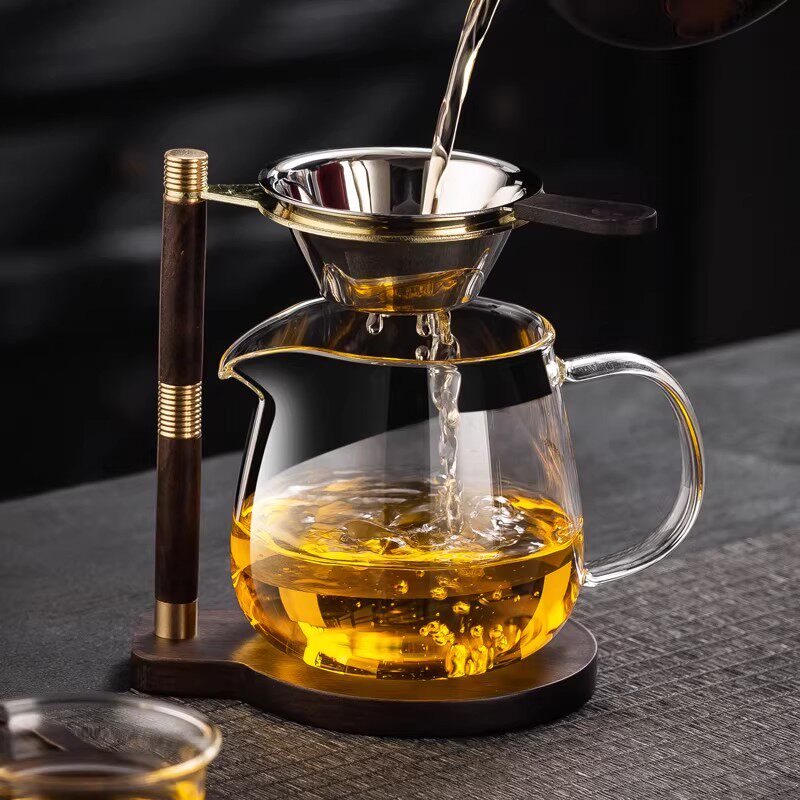 高档茶滤套装家用耐高温玻璃公道杯泡茶器功夫茶具配件茶艺分茶器