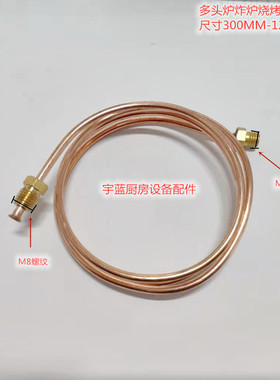 煲仔炉多头炉燃气火种管长明火铜管母火管 蒸柜油炸炉烧烤炉铜管