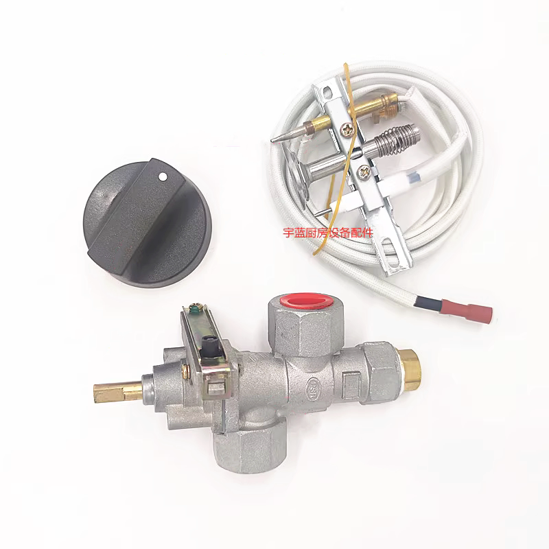 多头炉燃气安全阀门丸美油炸炉机熄火保护流量阀煤气阀含点火针