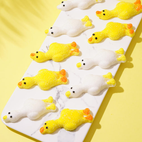 3D躺平鸭棉花糖高颜值商用批发