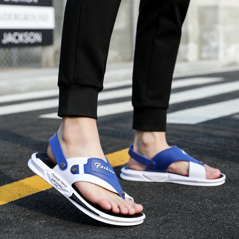 青年夹脚耐磨学生凉鞋