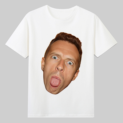 Coldplay酷玩乐队粉丝有趣味搞笑印头像T恤男女童演唱会上衣服潮