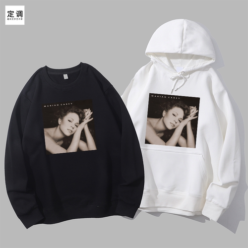 玛丽亚凯莉牛姐专辑Mariah Carey Music Box封面衣服圆领卫衣帽衫