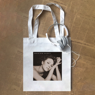 Box封面帆布包手提袋定制 Music 玛丽亚凯莉牛姐专辑Mariah Carey