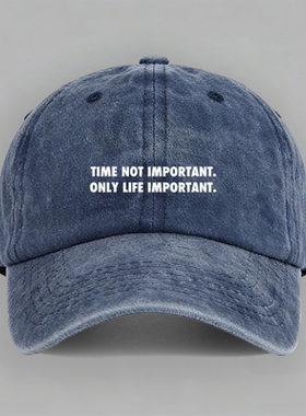 Time not important Only life吕克贝松第五元素定制棒球帽子鸭舌