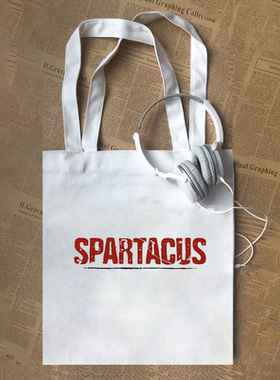 斯巴达克斯Spartacus美剧字母帆布包定制