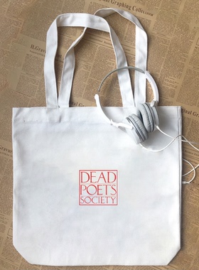 Dead Poets Society致敬电影死亡诗社Robin罗宾威廉姆斯帆布包