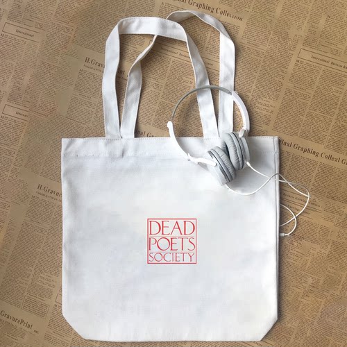 Dead Poets Society致敬电影死亡诗社Robin罗宾威廉姆斯帆布包