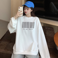 Real shooting of spring clothes Korean version versatile Japanese college style loose round neck cartoon thin T-shirt women's lazy top