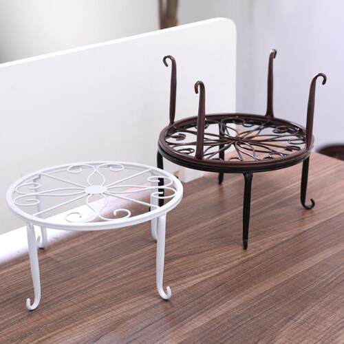 北欧花架落地单盆盆景铁艺花凳室内阳台桌面绿萝吊篮绿植花盆架子