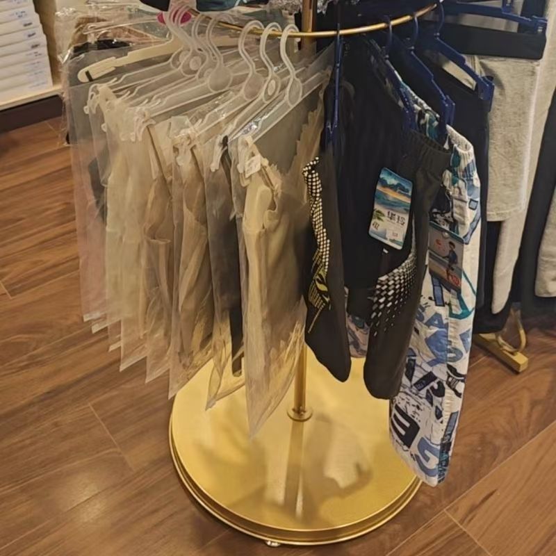 内衣内裤展示架落地陈列架手机配件小商品摆地摊挂件圆货架可旋转