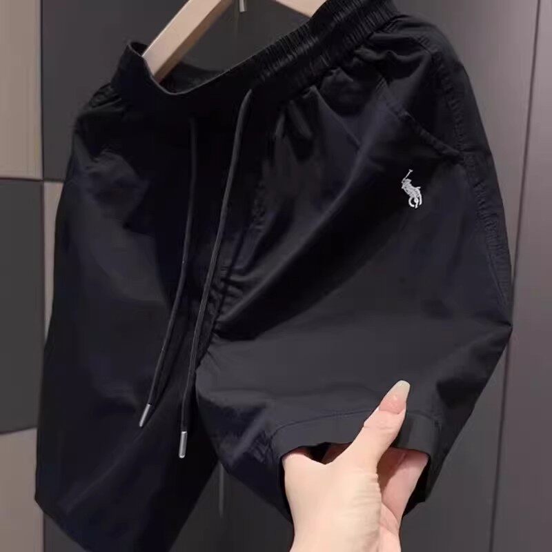 2026夏季新款男士短裤宽松外穿运动速干沙滩裤美式百搭休闲五分裤