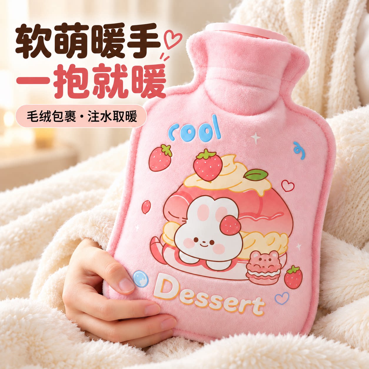 热水袋注水女热敷暖肚子专用