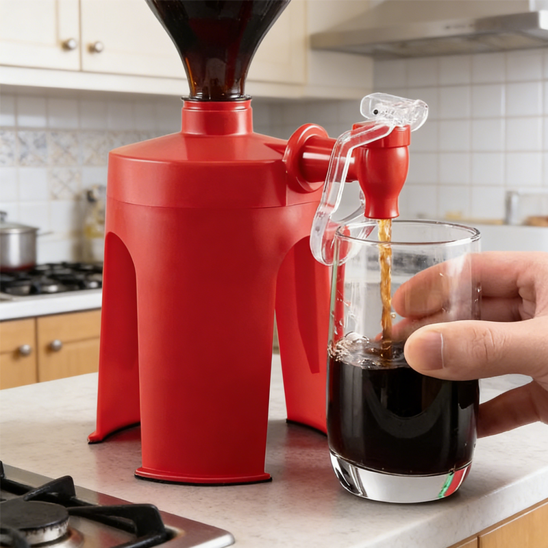 可乐雪碧倒置饮水机家用碳酸饮料大瓶汽水饮水器创意小型饮水机