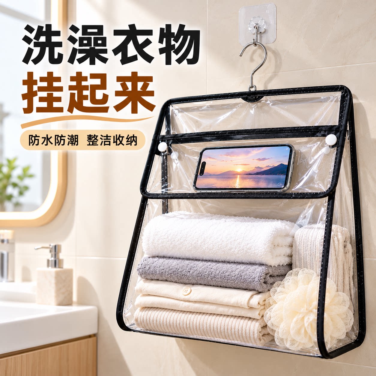 学生宿舍洗澡防水袋浴室