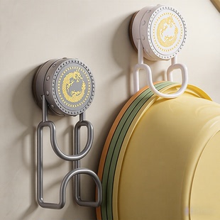 吸盘脸盆架浴室脸盆挂钩家用免打孔卫生间厕所浴盆挂盆收纳架神器