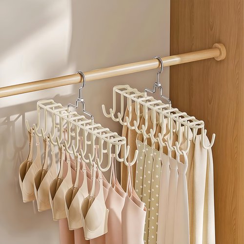 吊带内衣挂钩波浪衣架多功能挂架背心收纳神器家用宿舍防滑晾衣架