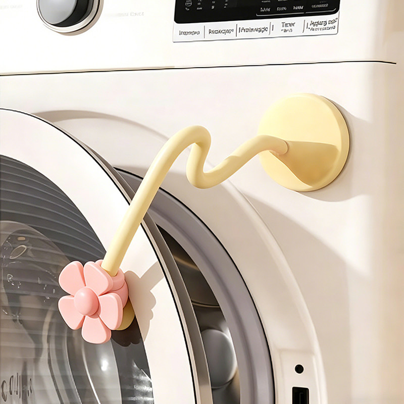 滚筒洗衣机门磁吸通风支架防撞卡扣固定器防霉防异味防门下沉门挡