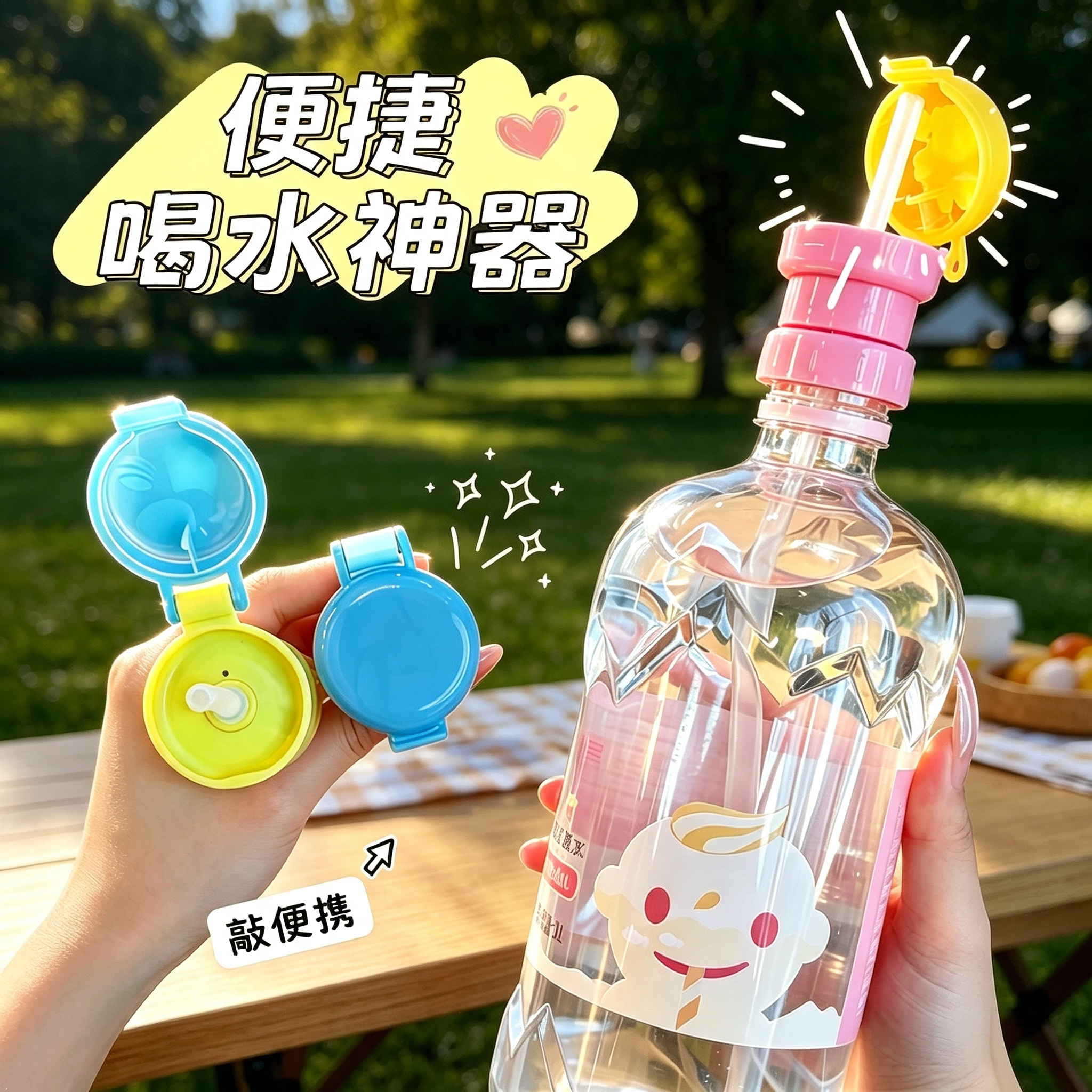 矿泉水吸管盖儿童防呛吸管转换头便携宝宝喝水好物瓶子网红同款品
