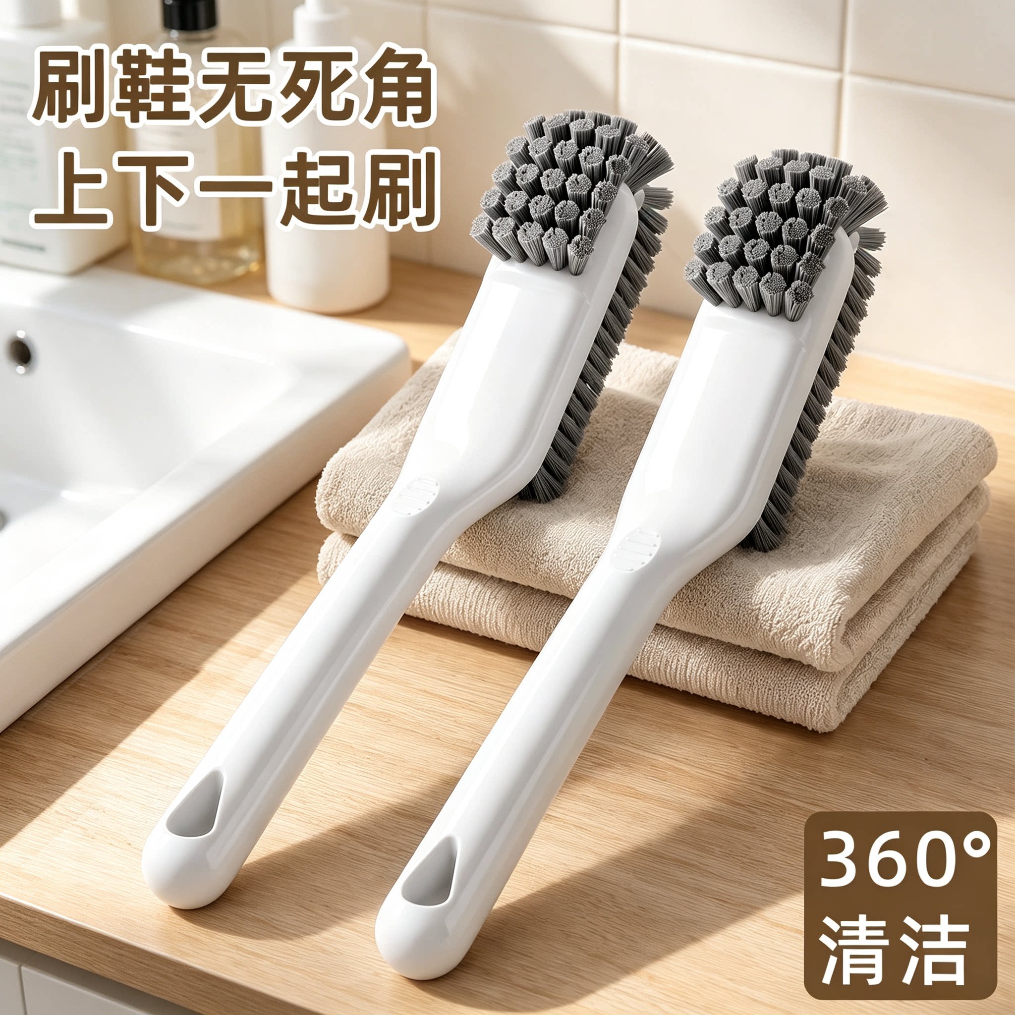鞋刷子洗鞋刷子专用刷鞋神器家用洗衣刷子清洁刷软毛刷鞋刷子洗衣