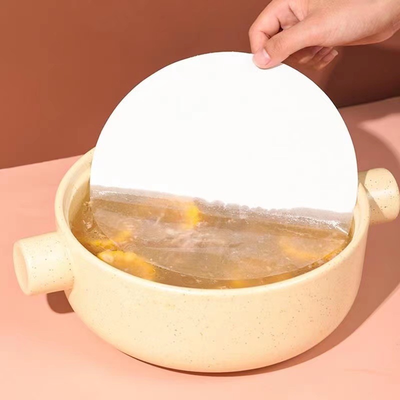 日本吸油纸食物专用厨房煮炖喝汤煲汤用去油炸圆形滤油纸膜食品级