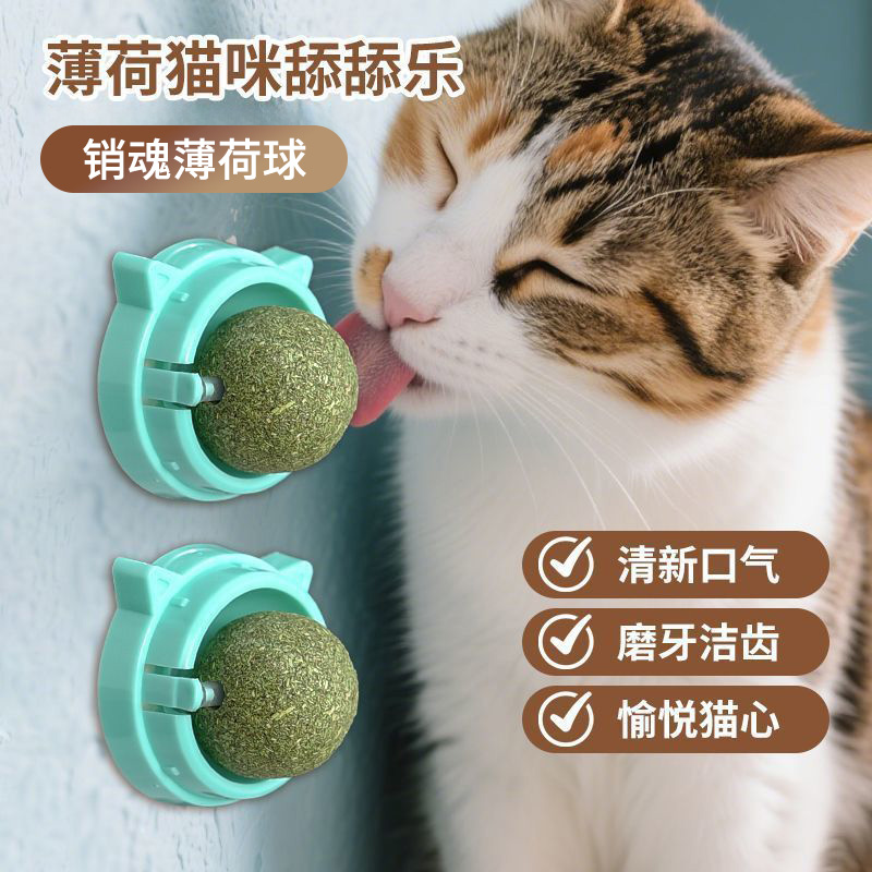 猫薄荷球猫玩具自嗨解闷幼猫猫咪用品大全猫草球磨牙棒神器逗猫棒