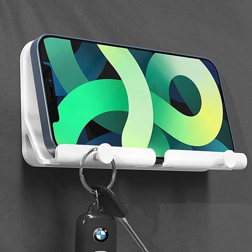 遥控器收纳盒免打孔电视宿舍寝室墙壁挂式学生床头手机收纳置物架