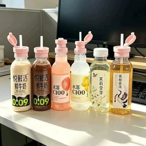 三合一通用瘦脸喝水吸管盖