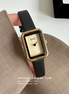 NONOAN 复古ins风手表女小众高级感极简约气质学生精致百搭石英表