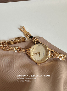 NONOAN 中古vintage手链链条小众复古精致轻奢女腕表手表精致礼物