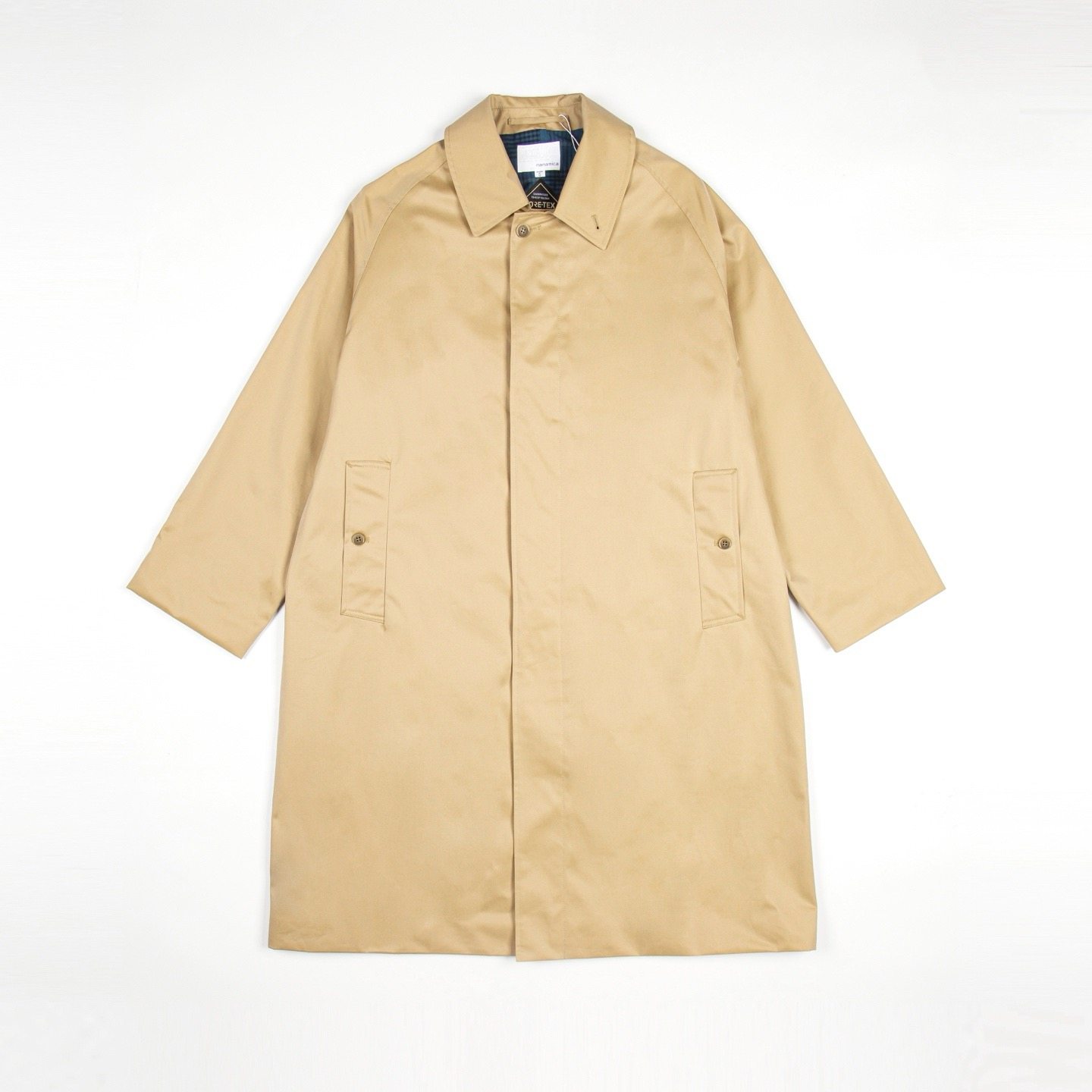日单 娜娜米卡老钱风复古长款单排扣风衣 Balmacaan Coat