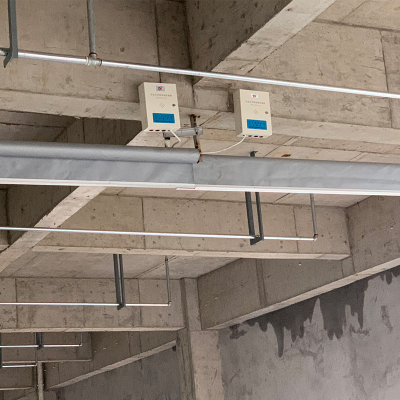 厂家双博无机纤维活动式挡烟垂壁防火布卷帘柔性翻板电动挡烟垂壁