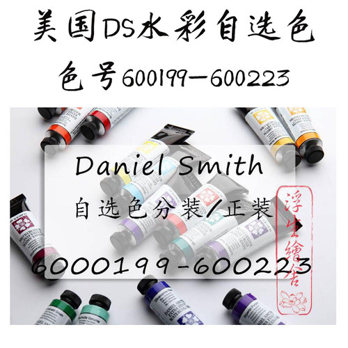 ds水彩颜料分装试色装