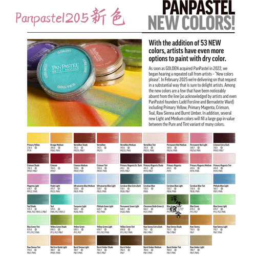 Pan粉美国软质panpastel色粉盘艺术家盘粉饼高级灰bjd浮生绘舍
