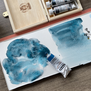 史明克薄雾限定色大师级分装水彩颜料大史 904冰蓝 990海洋灰