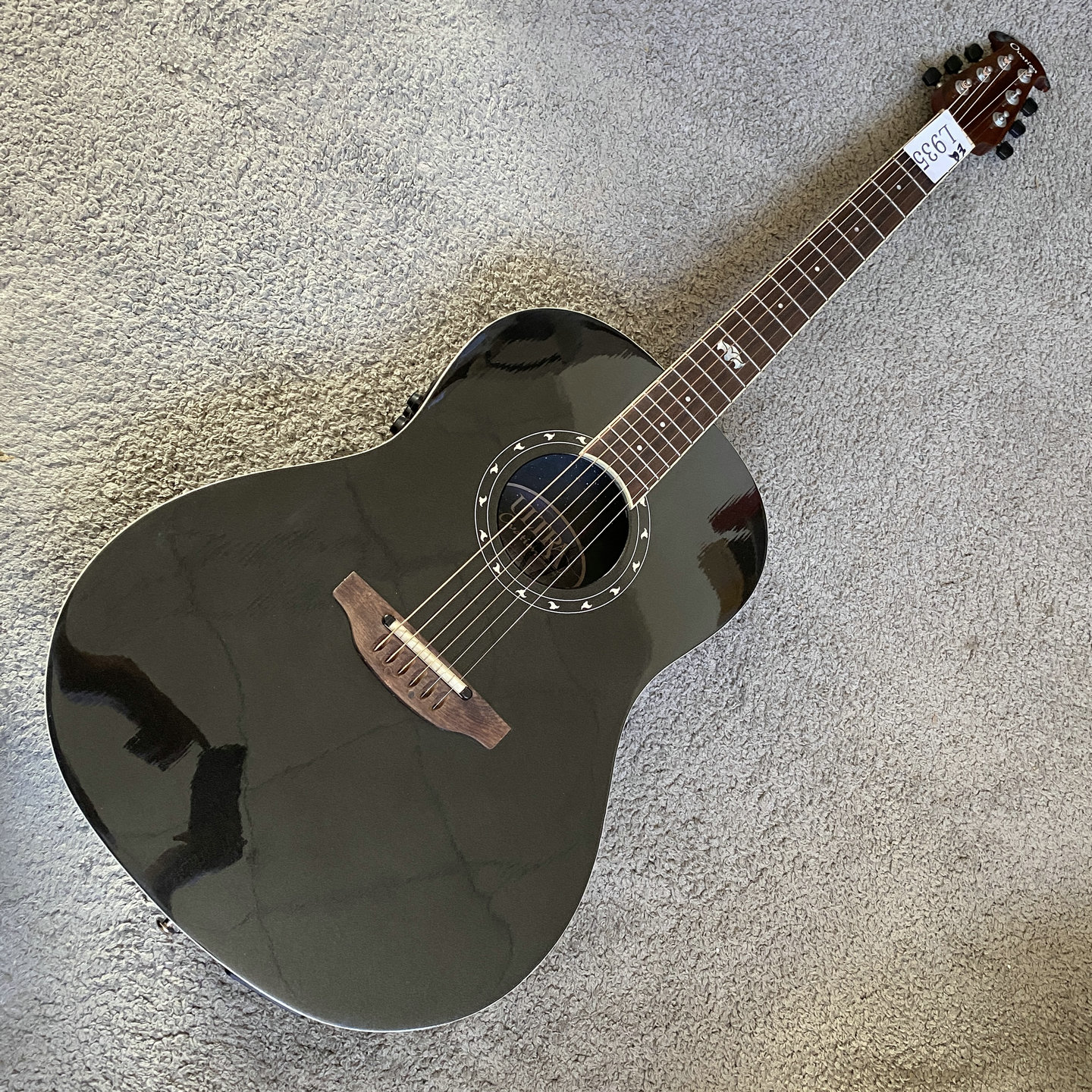 微瑕疵奥威逊吉他Ovation Ultra1516电箱款木吉他单板正品原装琴图片