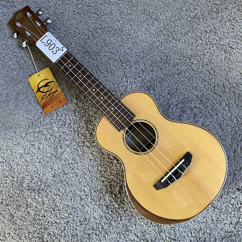 面单尤克里里 23英寸Ukulele原木色云杉木单板 箱体带靠手 歌莉娅