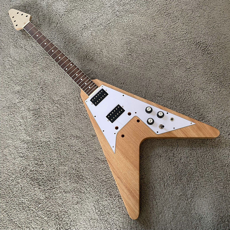 半成品电吉他 燕尾吉他DIY组装套装 成品线路全套配件 奥古曼琴体