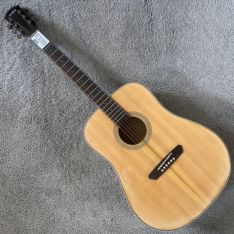 41英寸云杉木面单民谣DOTCH道奇正品单板木吉他 库存特价练习进阶